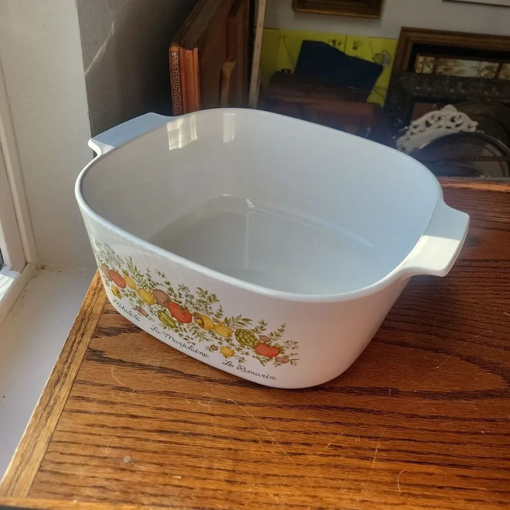 VTG Corning Ware SPICE OF LIFE 5 QT Casserole Dutch Oven L'Echalote A-5-B No Lid